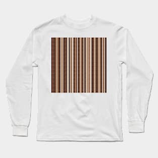 Earth tones stripes Long Sleeve T-Shirt